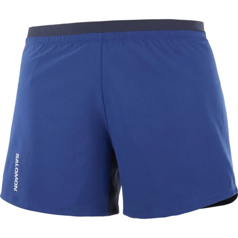 Salomon Cross 5'' Women's Running Shorts Blue | CA 42G7